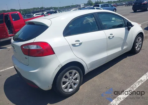2014 Kia Rio Lx from USA, damaged, VIN KNADM5A31E6369799